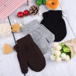 URATOT 6 Pairs Toddler Knitted Mittens Magic Stretch Gloves Winter Warm Knitted Soft Baby Mittens - Image 4